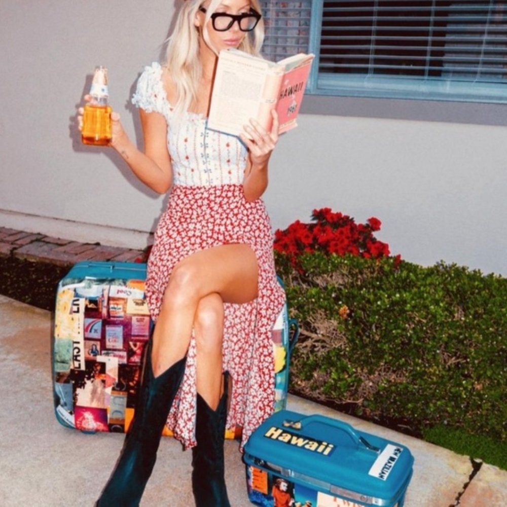 Reformation Zoe Skirt - Flower girl